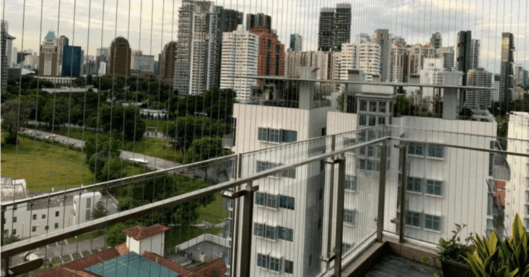 Invisible Balcony Grill – The Perfect Blend of Safety, Style, and Sophistication
